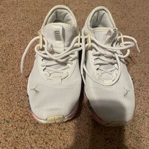 Puma White Athletic Shoes